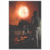 Feuerwerk der US-Marine ohne Abhängigkeit weltweit Aufkleber (Vorderseite)