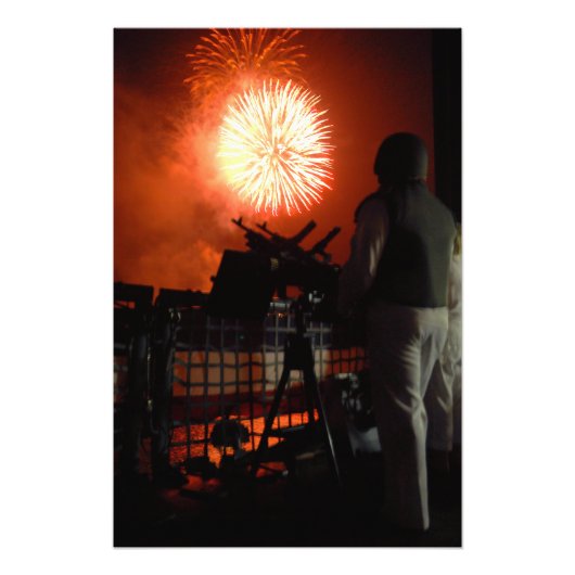 Feuerwerk der US-Marine ohne Abhängigkeit weltweit Fotodruck (Vorne)