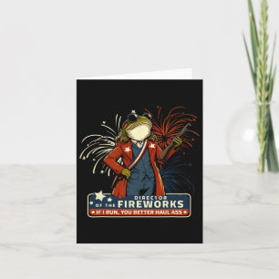 Feuerwerk Direktor, wenn ich Sie besser Haul Karte
