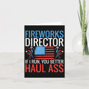 Feuerwerk Direktor, wenn ich Sie besser Haupt 4. Karte