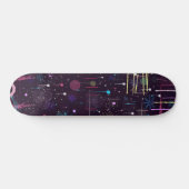 Feuerwerk-Display: Abstrakte Kunst  Skateboard (Horizontal)