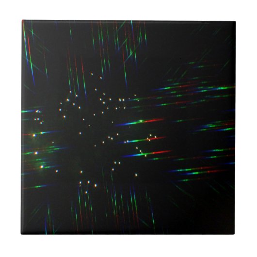 Feuerwerk durch 3D-Brille 3 Fliese (Vorderseite)
