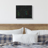 Feuerwerk durch 3D-Brille 3  Leinwanddruck (Insitu (Schlafzimmer))