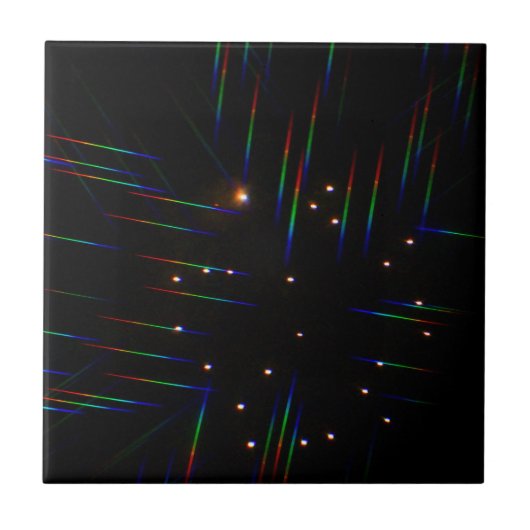 Feuerwerk durch 3D-Brille 4 Fliese (Vorderseite)