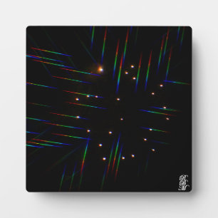 Feuerwerk durch 3D-Brille 4 Fotoplatte