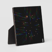 Feuerwerk durch 3D-Brille 4 Fotoplatte (Vorderseite)