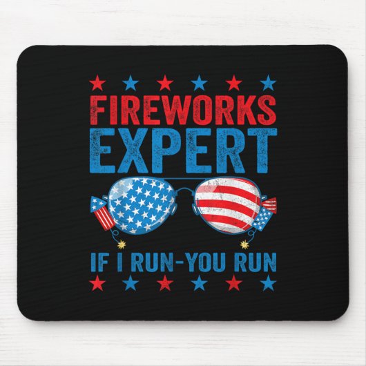 Feuerwerk Experte - Ich Laufe Du Laufst Lustiger 4 Mousepad (Vorne)