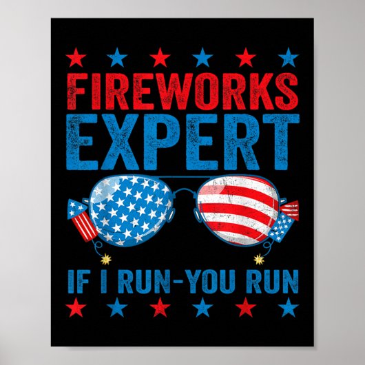 Feuerwerk Experte - Ich Laufe Du Laufst Lustiger 4 Poster (Vorne)