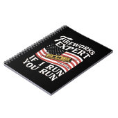 Feuerwerk-Experte, wenn ich Sie ausführen, 4. Juli Notizblock (Linke Seite)