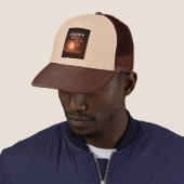 Feuerwerk Feier mit Dankeschön Nachricht Truckerkappe (Beispiel)