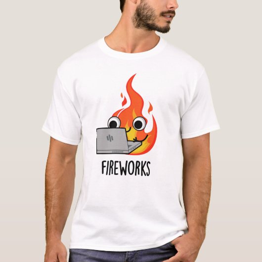 Feuerwerk Feuer Feuer Flammenpuppe T-Shirt (Vorderseite)