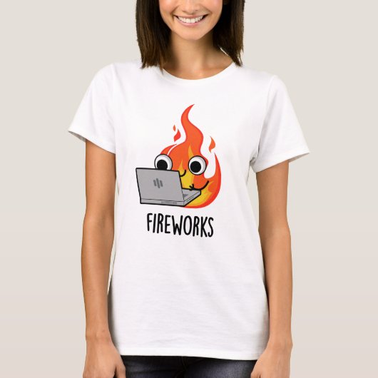 Feuerwerk Feuer Feuer Flammenpuppe T-Shirt (Vorderseite)