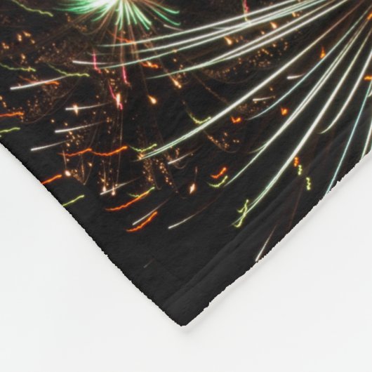 Feuerwerk-Fleece-Decke Fleecedecke (Ecke)