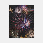 Feuerwerk-Fleece-Decke Fleecedecke (Vorderseite)