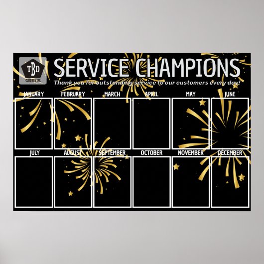Feuerwerk Foto Display Mitarbeiter des Monats Poster (Vorne)