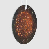 Feuerwerk Foto Ornament (Vorderseite)