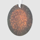 Feuerwerk Foto Ornament (Vorderseite)