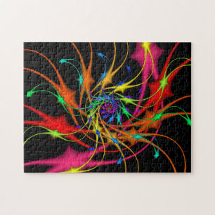 Feuerwerk-Fraktal-Kunst-Puzzlespiel Puzzle