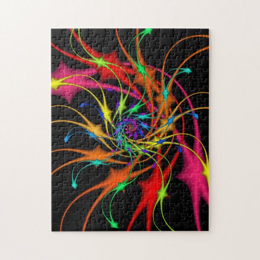 Feuerwerk-Fraktal-Kunst-Puzzlespiel Puzzle (Vertikal)