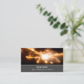 Feuerwerk für explosive Momente Visitenkarte (Stehend Vorderseite)
