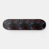 Feuerwerk Gezeichnet Moderner Skate Deck Skateboard (Horizontal)