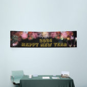 Feuerwerk glücklich Neues Jahr lang Banner (Messeveranstaltung)