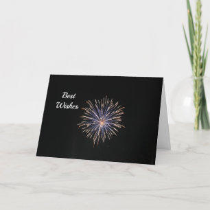 Feuerwerk Glückwunsch Hochzeitskarte Karte