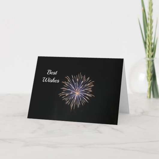 Feuerwerk Glückwunsch Hochzeitskarte Karte (Vorderseite)