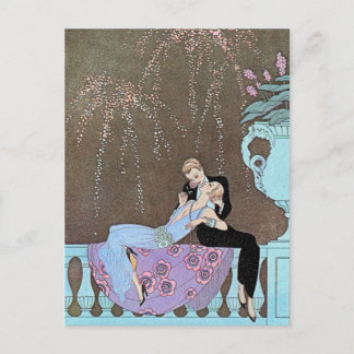 Feuerwerk im Jazz Age Postkarte