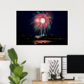 Feuerwerk in DC Poster (Heimbüro)