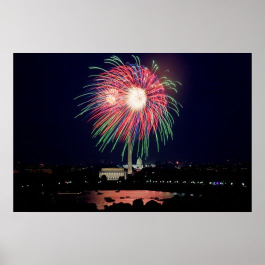 Feuerwerk in DC Poster (Vorne)