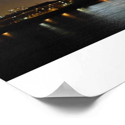 Feuerwerk in London Poster (Ecke)