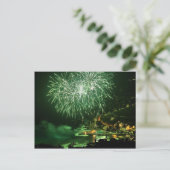 Feuerwerk in Recco Postkarte (Stehend Vorderseite)