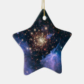 Feuerwerk in Space Celestial Star Keramik Ornament (Rechts)