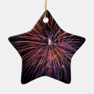 Feuerwerk Keramik Ornament