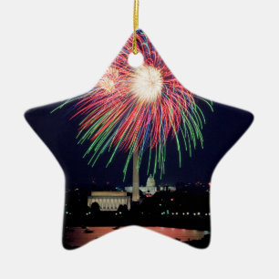 Feuerwerk Keramikornament