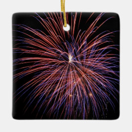 Feuerwerk Keramikornament