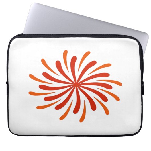 Feuerwerk Klassik Laptopschutzhülle (Vorderseite)