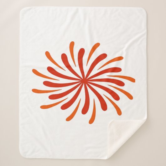 Feuerwerk Klassik Sherpadecke (Vorderseite)