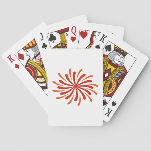 Feuerwerk Klassik Spielkarten (Rückseite)