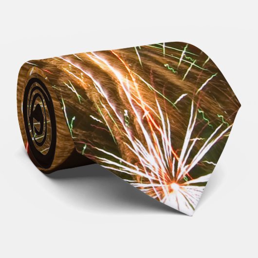 Feuerwerk-Krawatte Krawatte (Gerollt)