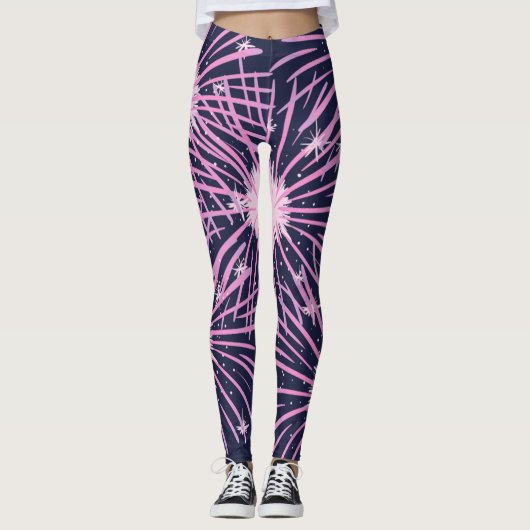 Feuerwerk Leggings (Vorderseite)