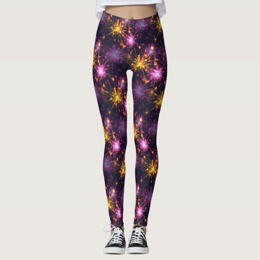 Feuerwerk Leggings (Vorderseite)