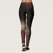 Feuerwerk-Leggings Leggings (Rückseite)