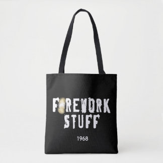 Feuerwerk mit cooler Objekt Tasche