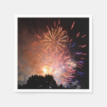 Feuerwerk Papier Napkin