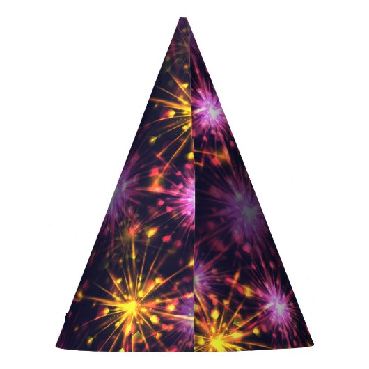 Feuerwerk Partyhütchen (Rückseite)