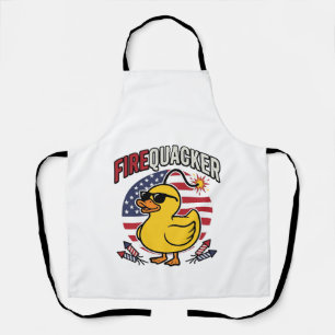 Feuerwerk Patriotische Ente Feuerwerk Vektor Desig Schürze