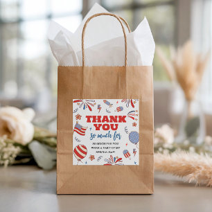 Feuerwerk patriotische Gefallen-Geschenk-Tags Geschenkanhänger