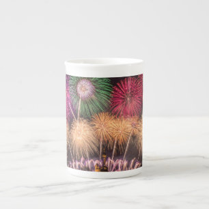 Feuerwerk Porzellantasse